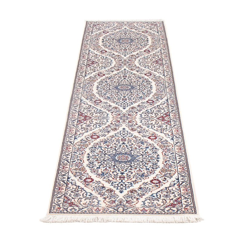 Løber Persisk tæppe - Nain - Premium - 209 x 49 cm - mørk beige