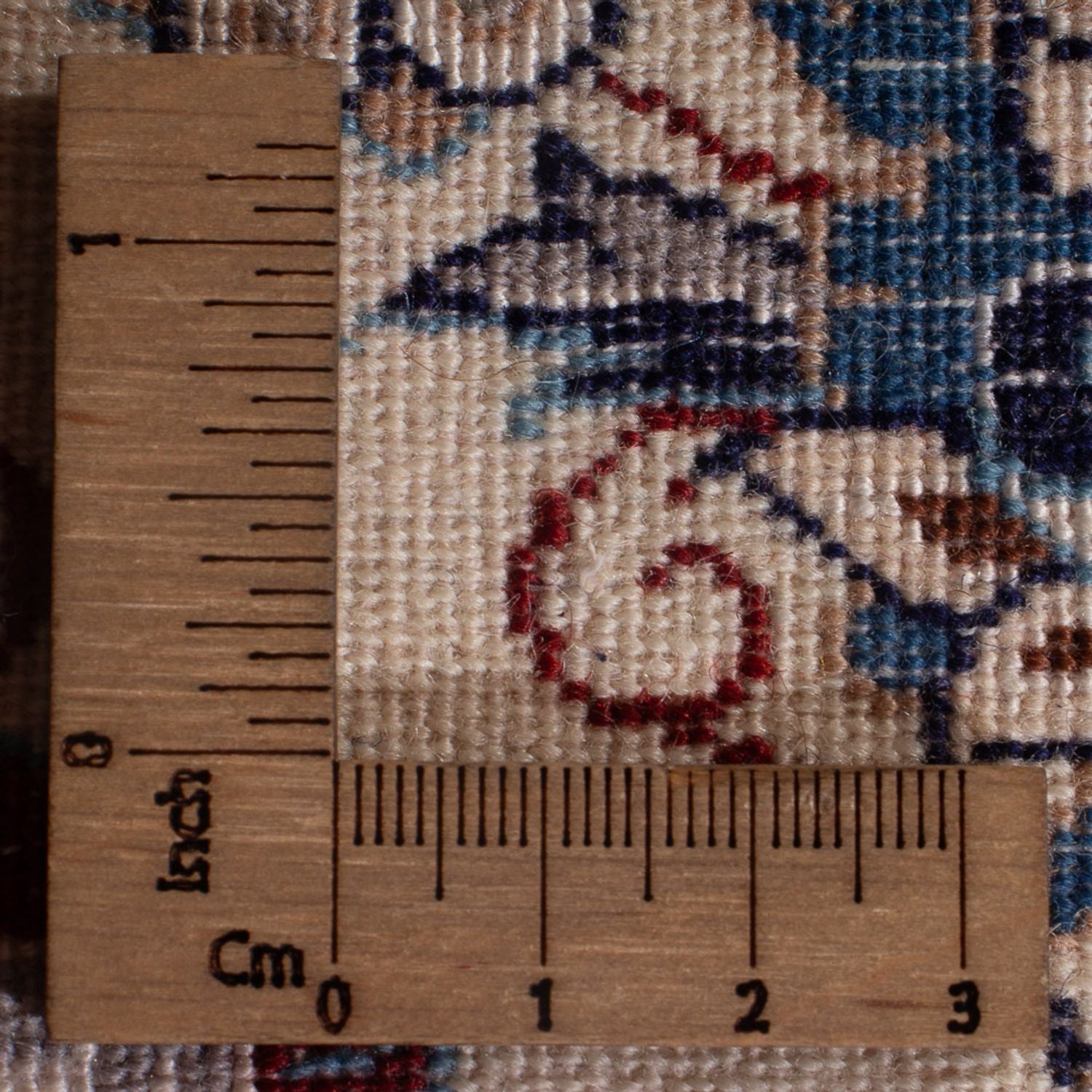 Løber Persisk tæppe - Nain - Premium - 209 x 49 cm - mørk beige