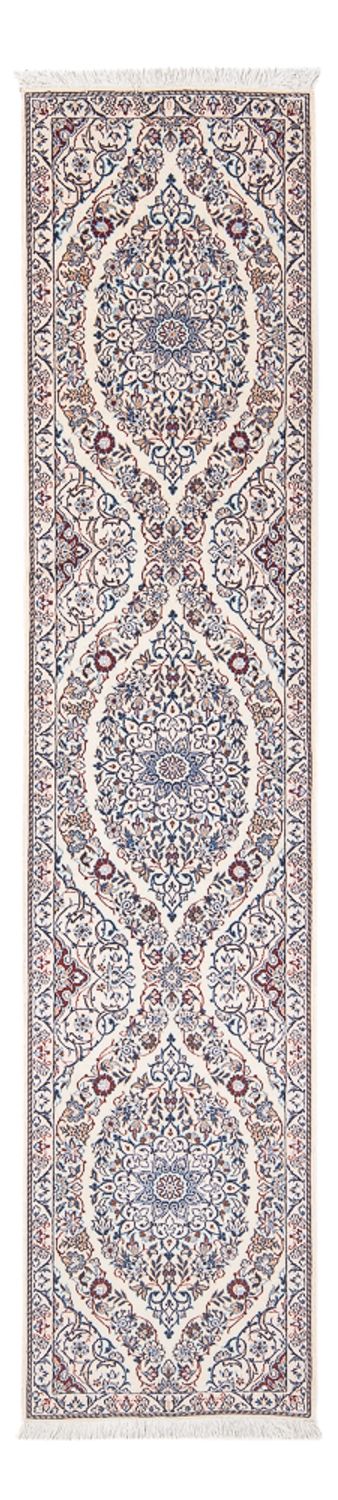 Løber Persisk tæppe - Nain - Premium - 208 x 49 cm - mørk beige
