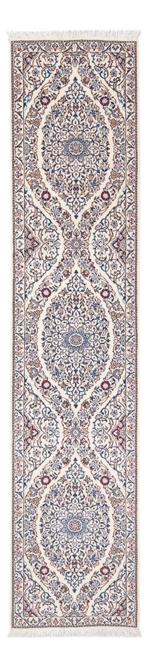 Løber Persisk tæppe - Nain - Premium - 208 x 49 cm - mørk beige