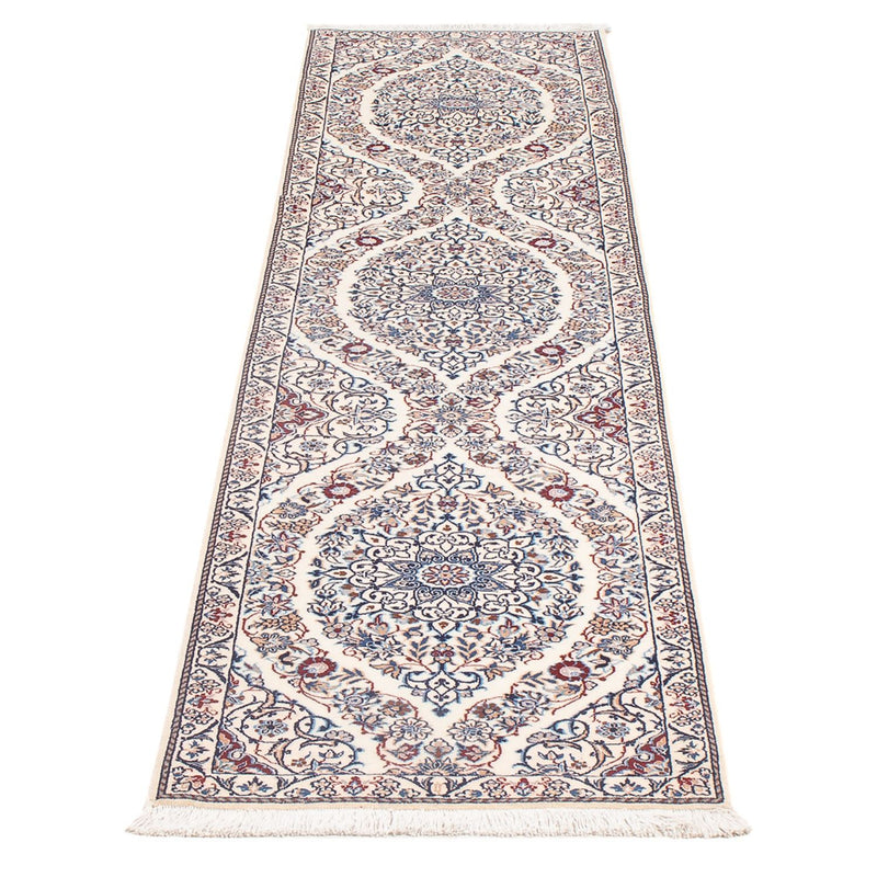 Løber Persisk tæppe - Nain - Premium - 208 x 49 cm - mørk beige