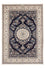 Persisk tæppe - Nain - Premium - 205 x 135 cm - mørkeblå