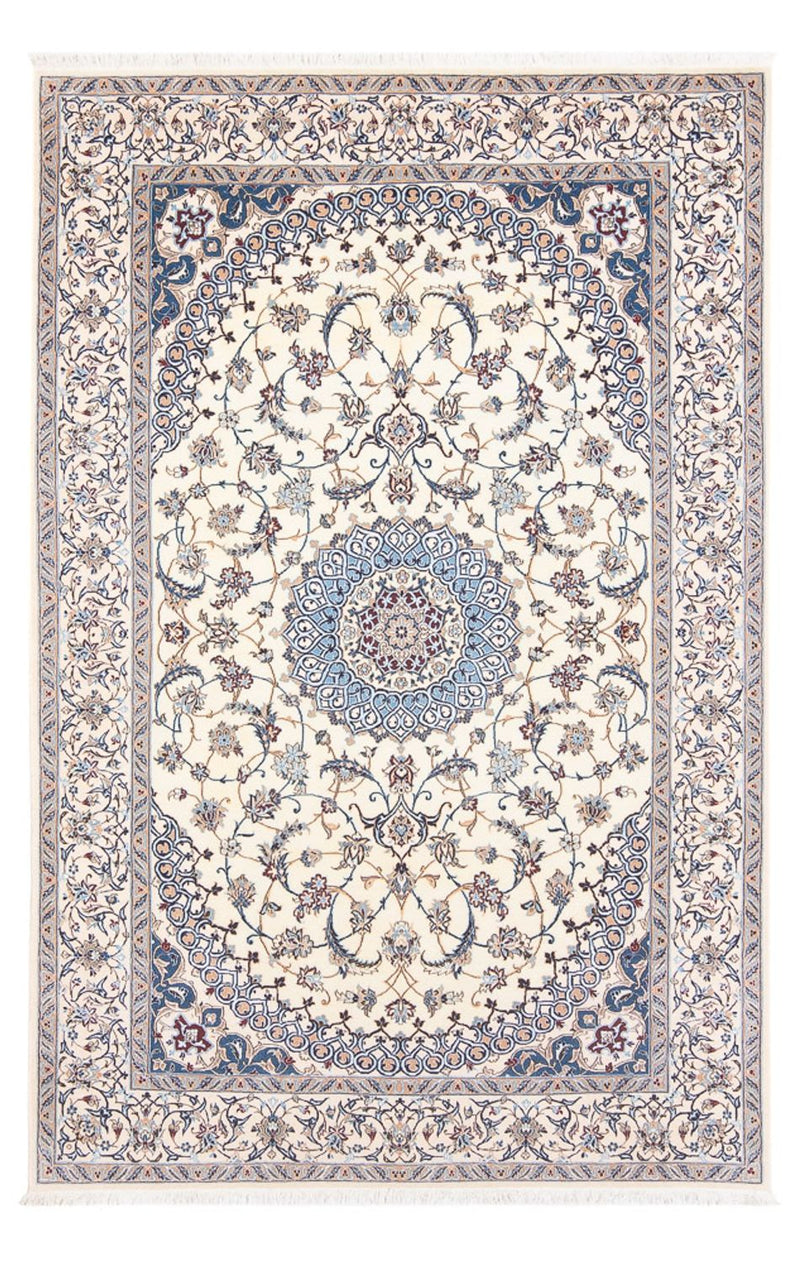 Persisk tæppe - Nain - Premium - 211 x 130 cm - creme