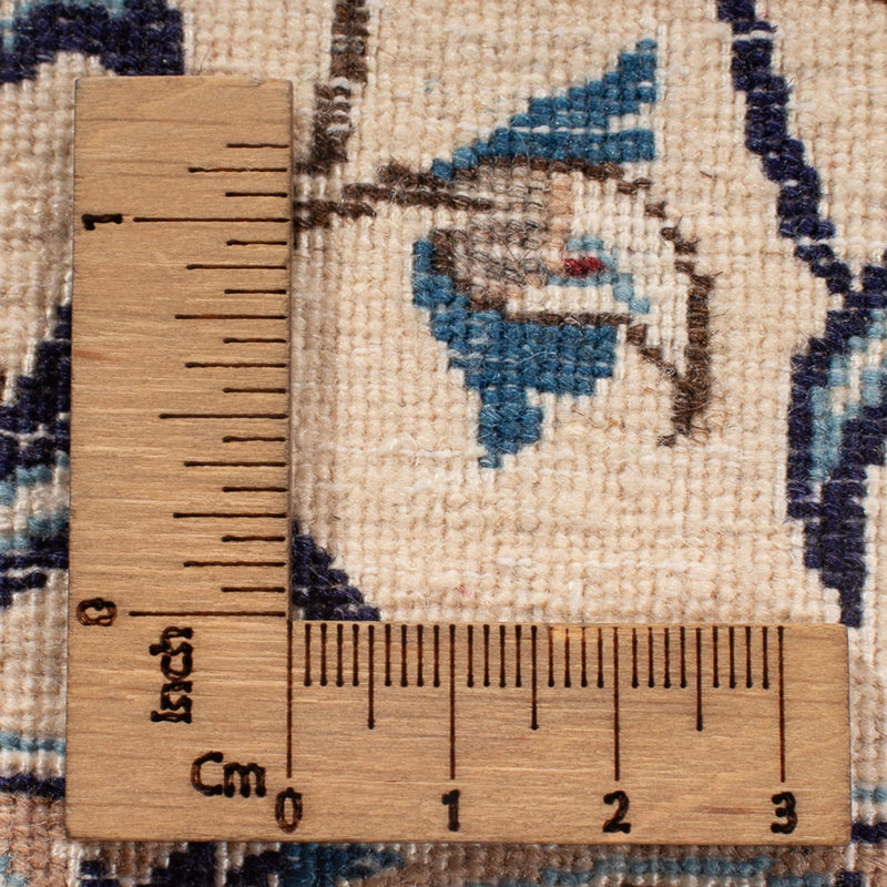 Persisk tæppe - Nain - Premium - 211 x 130 cm - creme