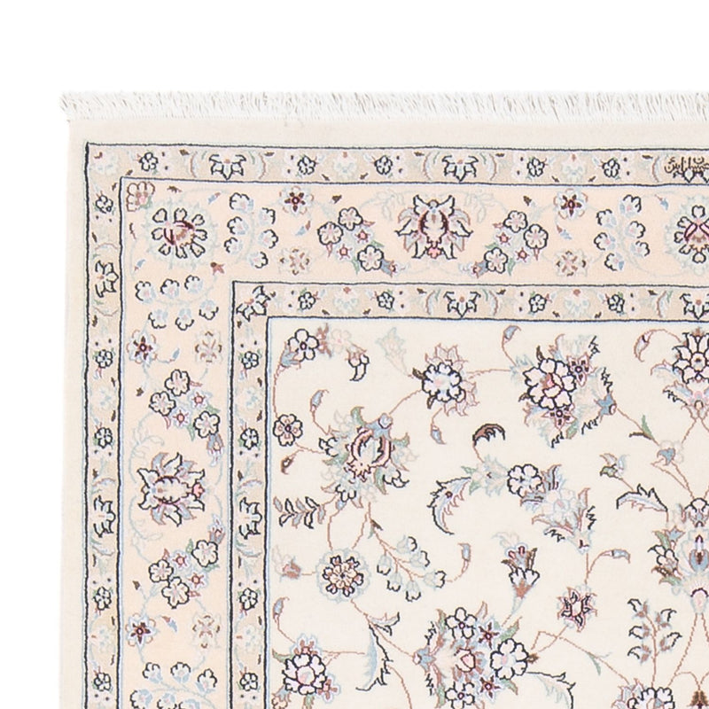 Persisk tæppe - Nain - Premium - 161 x 110 cm - creme
