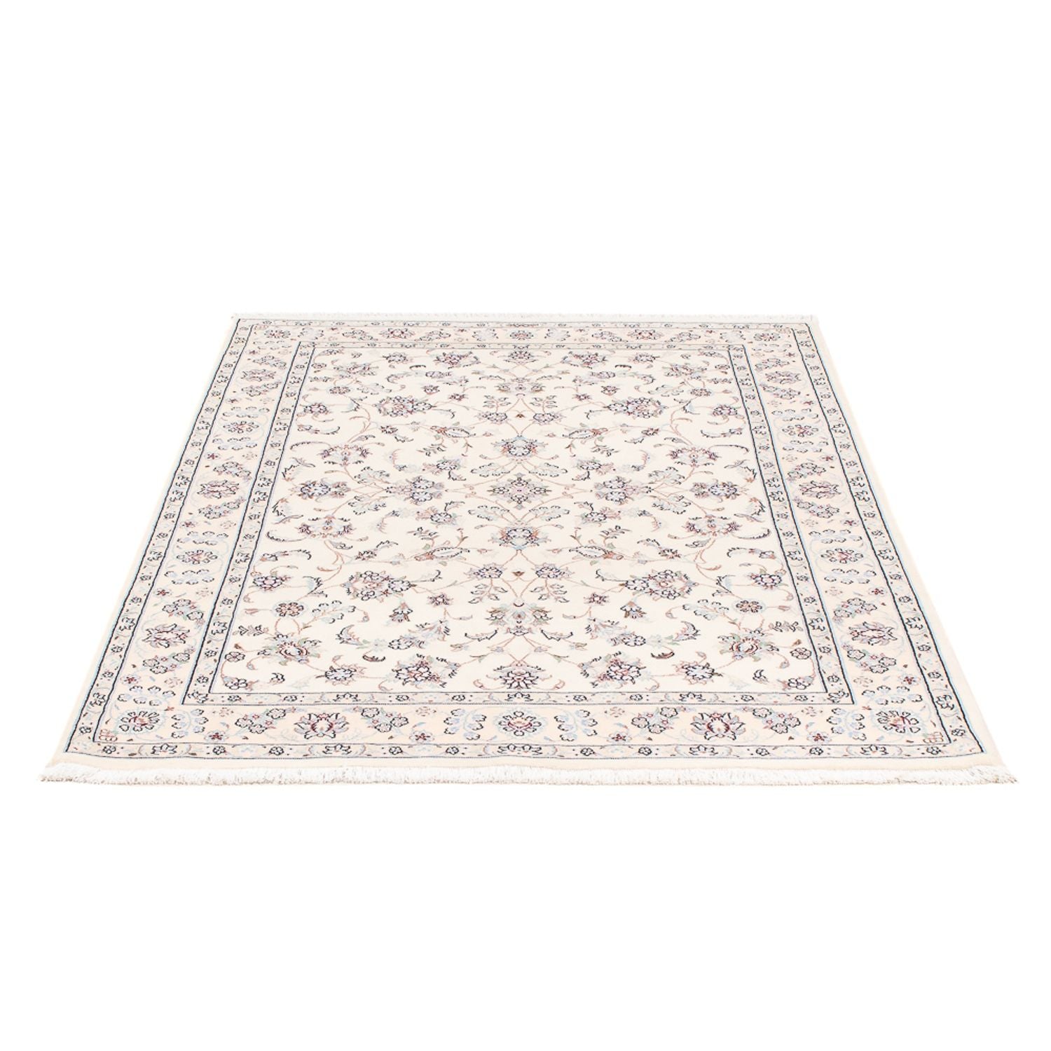 Persisk tæppe - Nain - Premium - 161 x 110 cm - creme