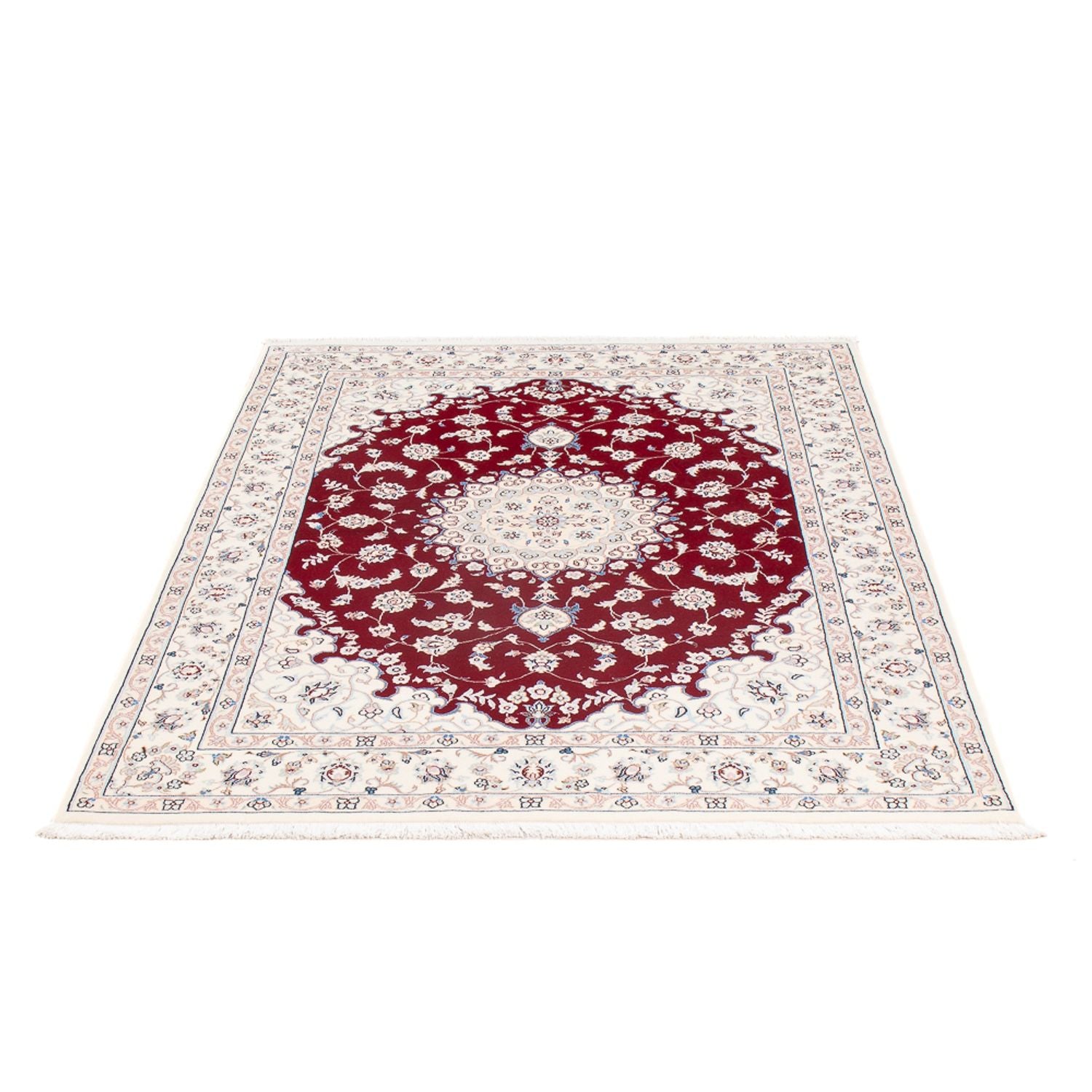 Persisk tæppe - Nain - Premium - 157 x 108 cm - rød