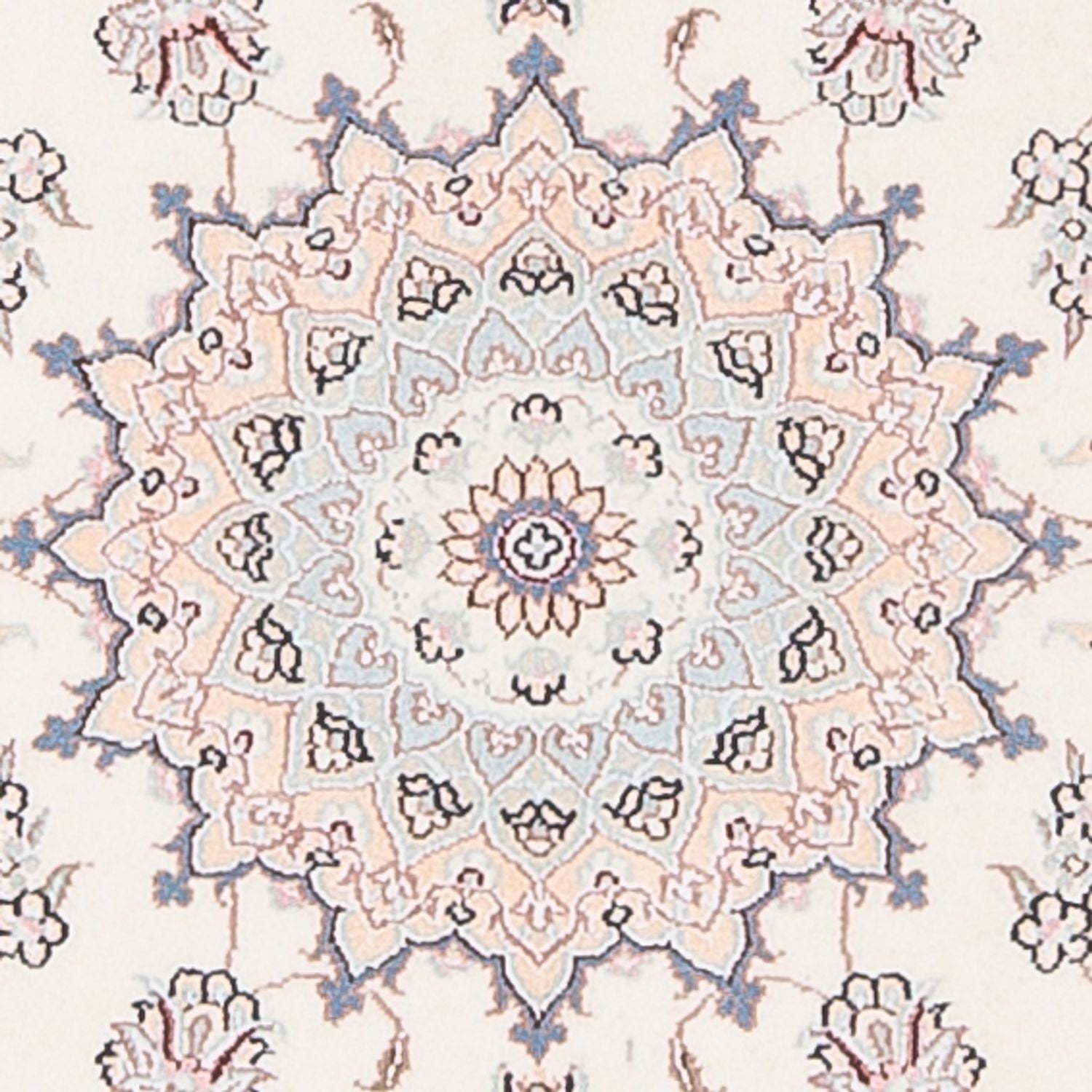 Persisk tæppe - Nain - Premium - 119 x 83 cm - creme