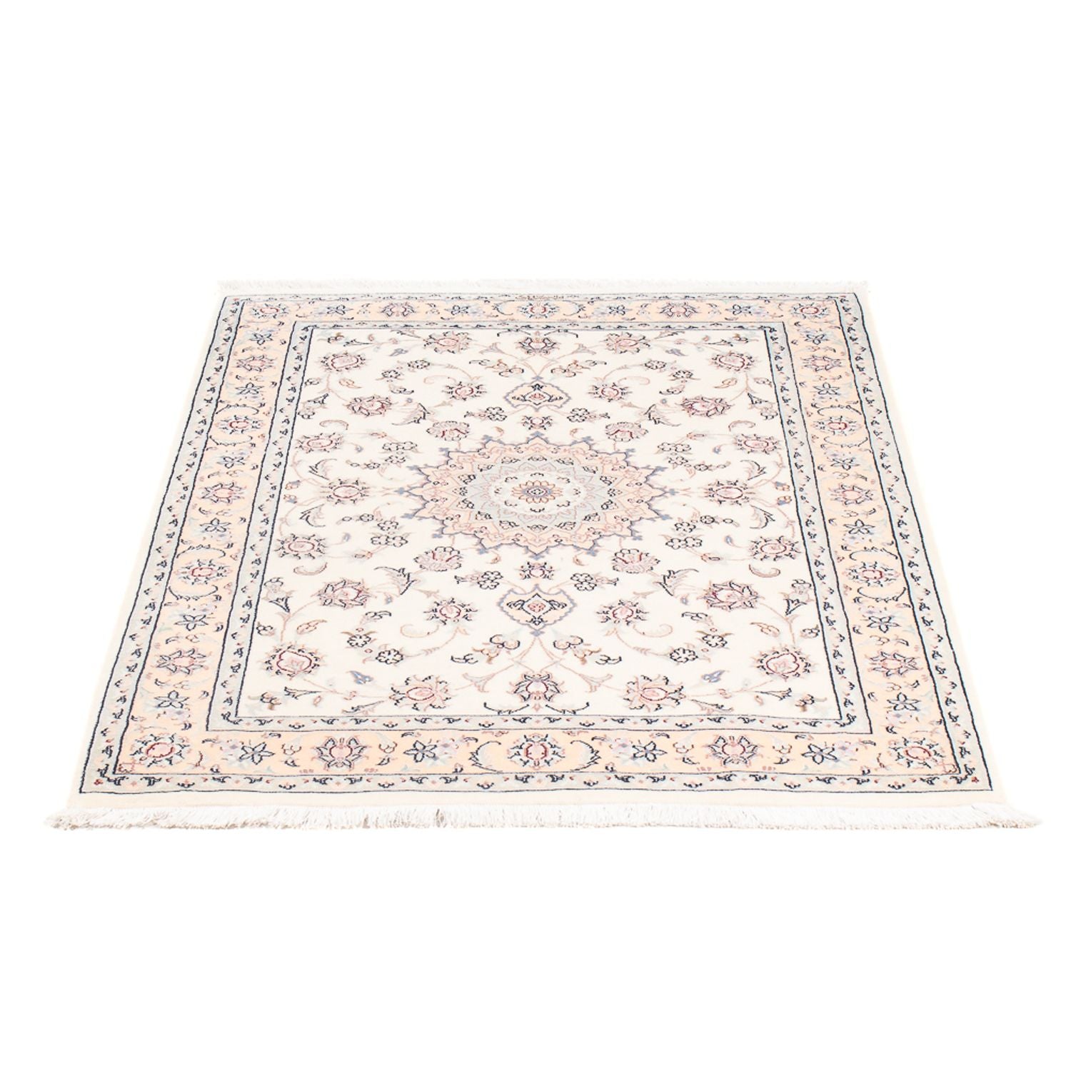Persisk tæppe - Nain - Premium - 119 x 83 cm - creme
