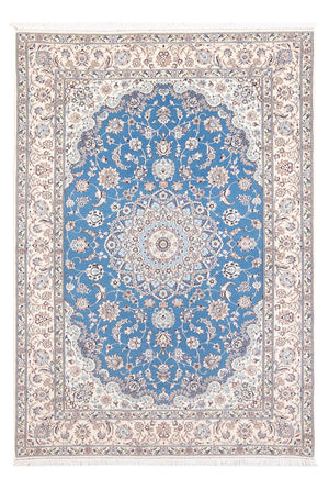 Persisk tæppe - Nain - Premium - 198 x 131 cm - blå