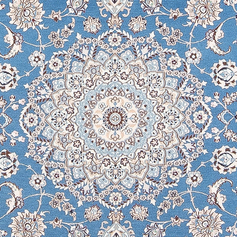 Persisk tæppe - Nain - Premium - 198 x 131 cm - blå