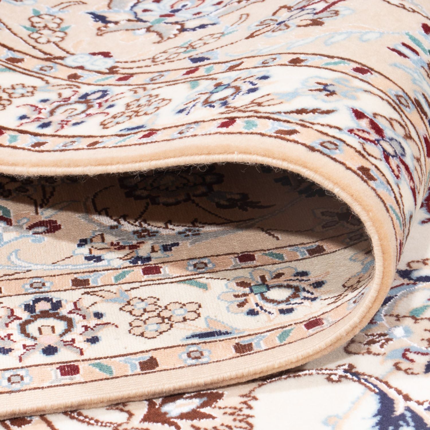 Persisk tæppe - Nain - Premium - 308 x 210 cm - creme