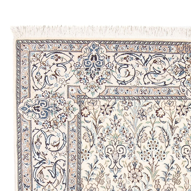 Persisk tæppe - Nain - Premium - 214 x 135 cm - creme