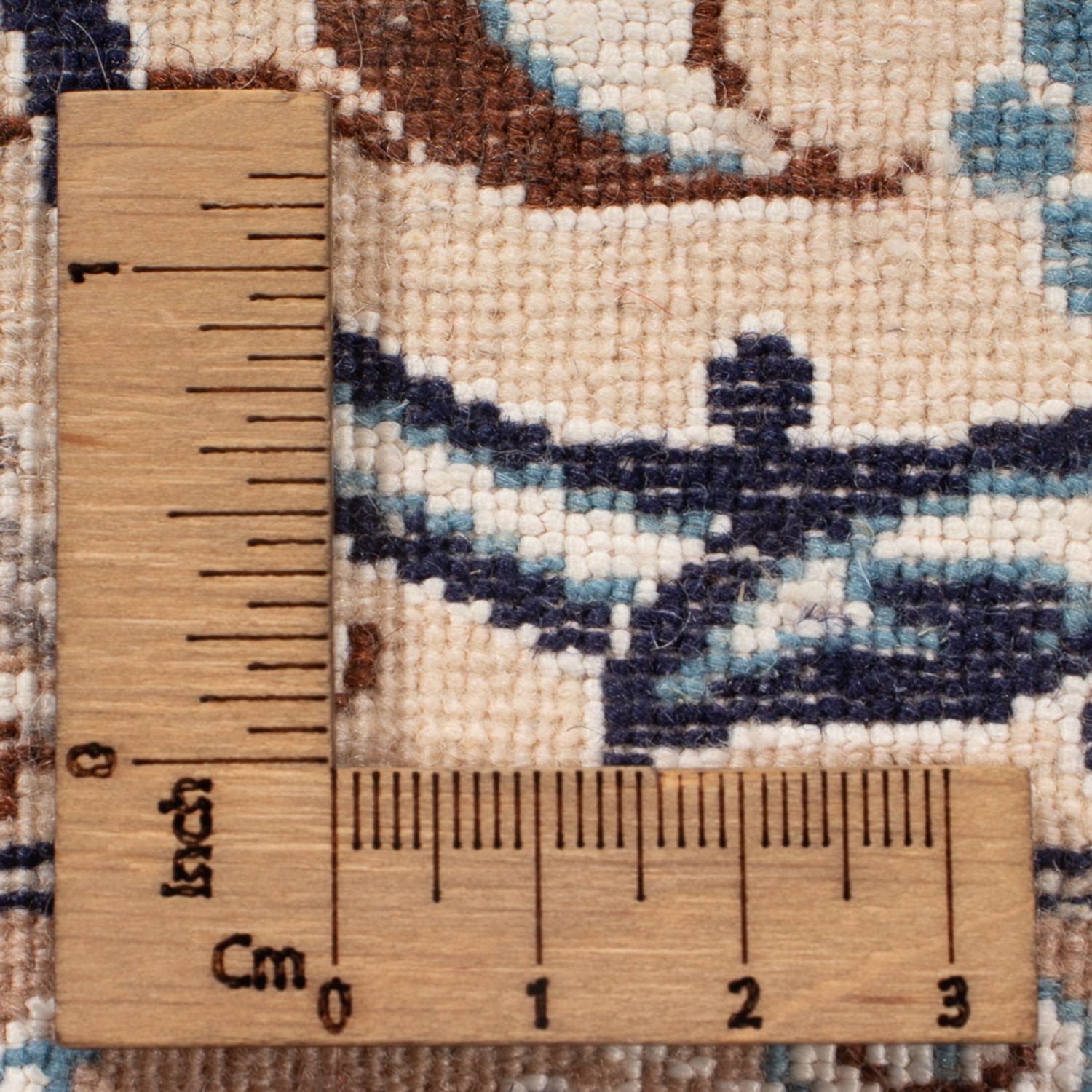 Persisk tæppe - Nain - Premium - 214 x 135 cm - creme