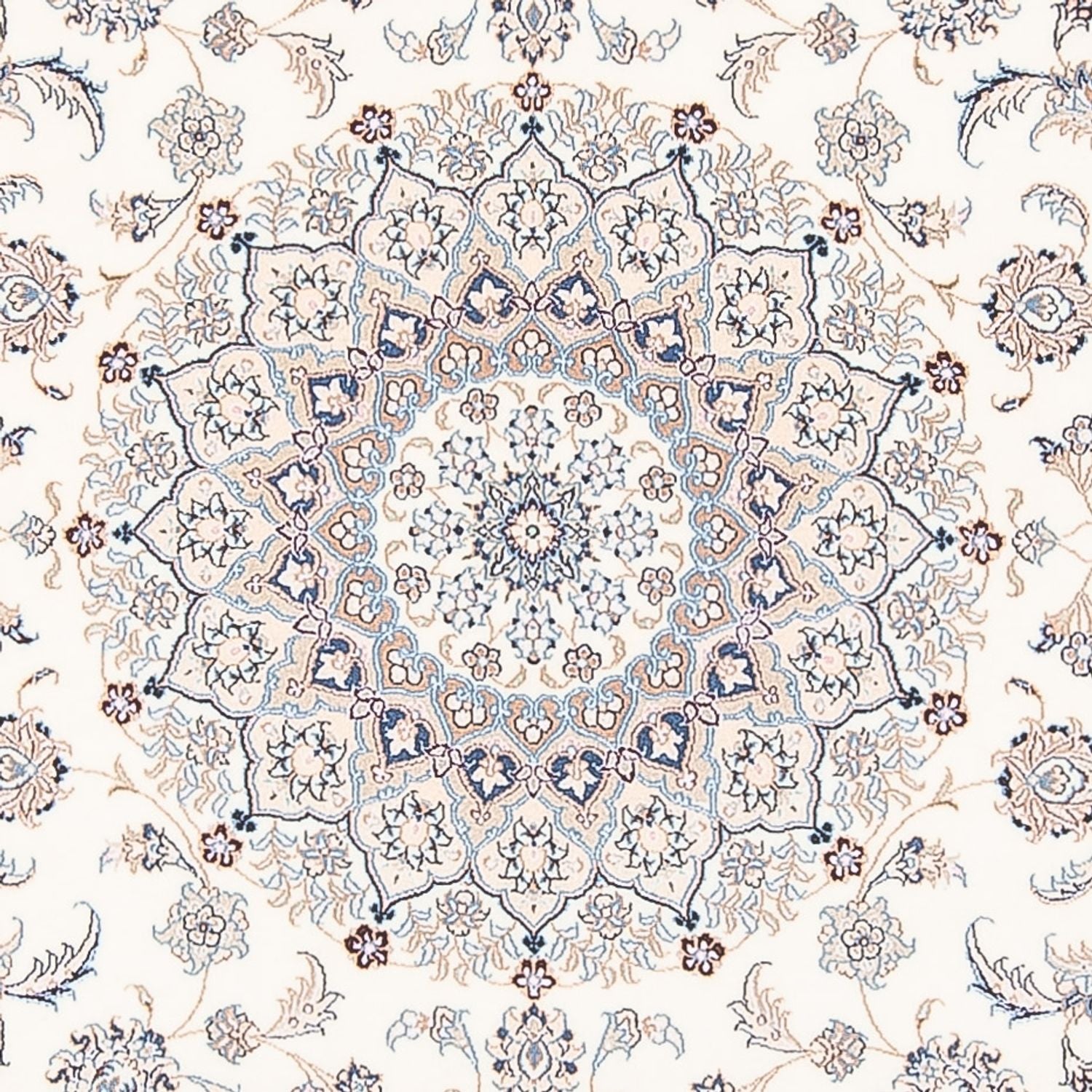 Persisk tæppe - Nain - Premium - 205 x 150 cm - creme