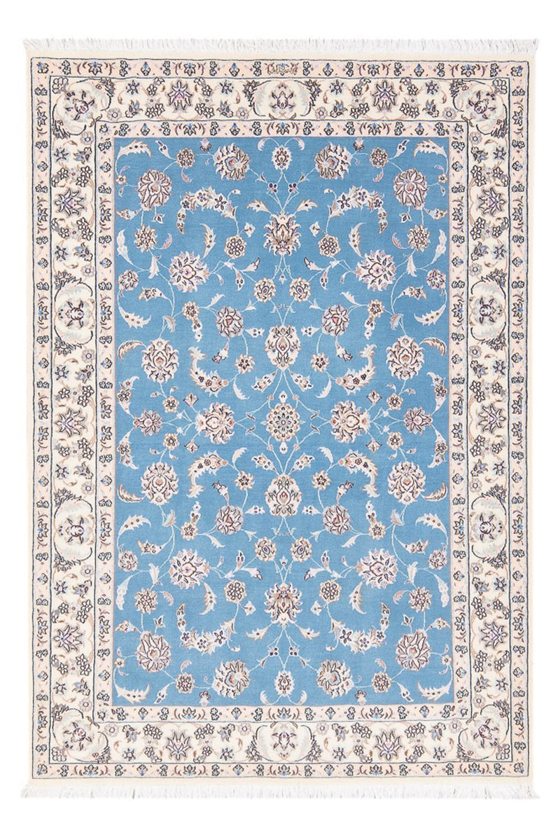 Persisk tæppe - Nain - Premium - 160 x 108 cm - blå