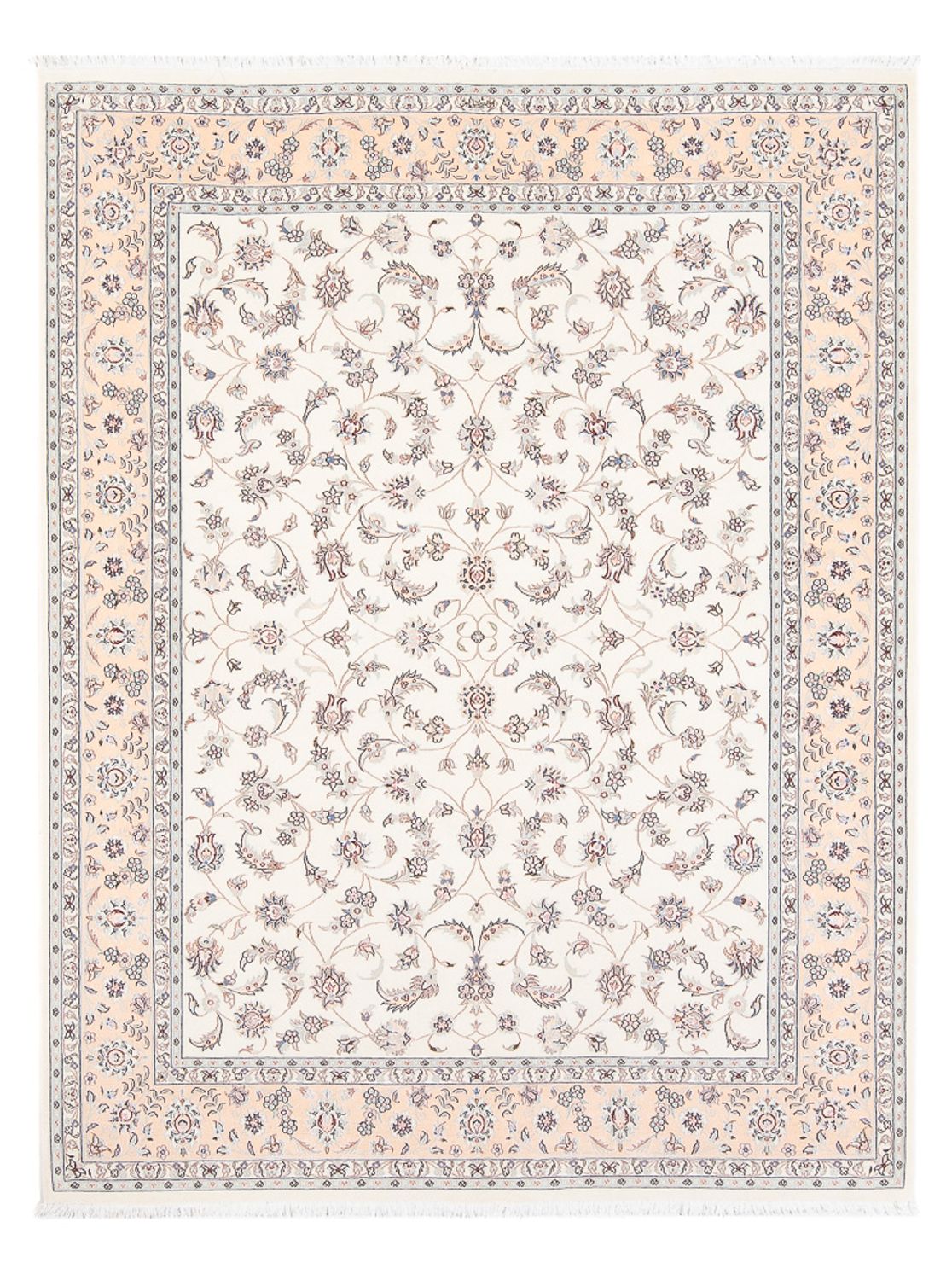 Persisk tæppe - Nain - Premium - 202 x 150 cm - creme