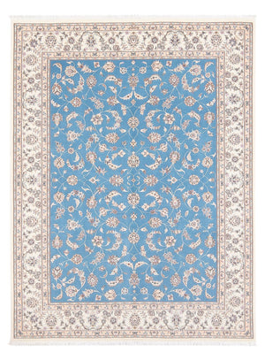 Persisk tæppe - Nain - Premium - 208 x 150 cm - blå