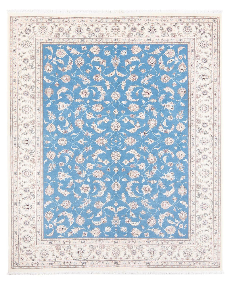 Persisk tæppe - Nain - Premium - 200 x 155 cm - blå