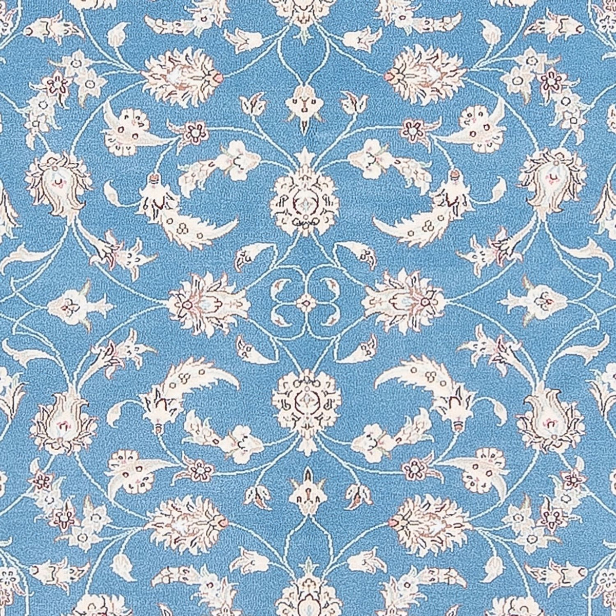 Persisk tæppe - Nain - Premium - 200 x 155 cm - blå