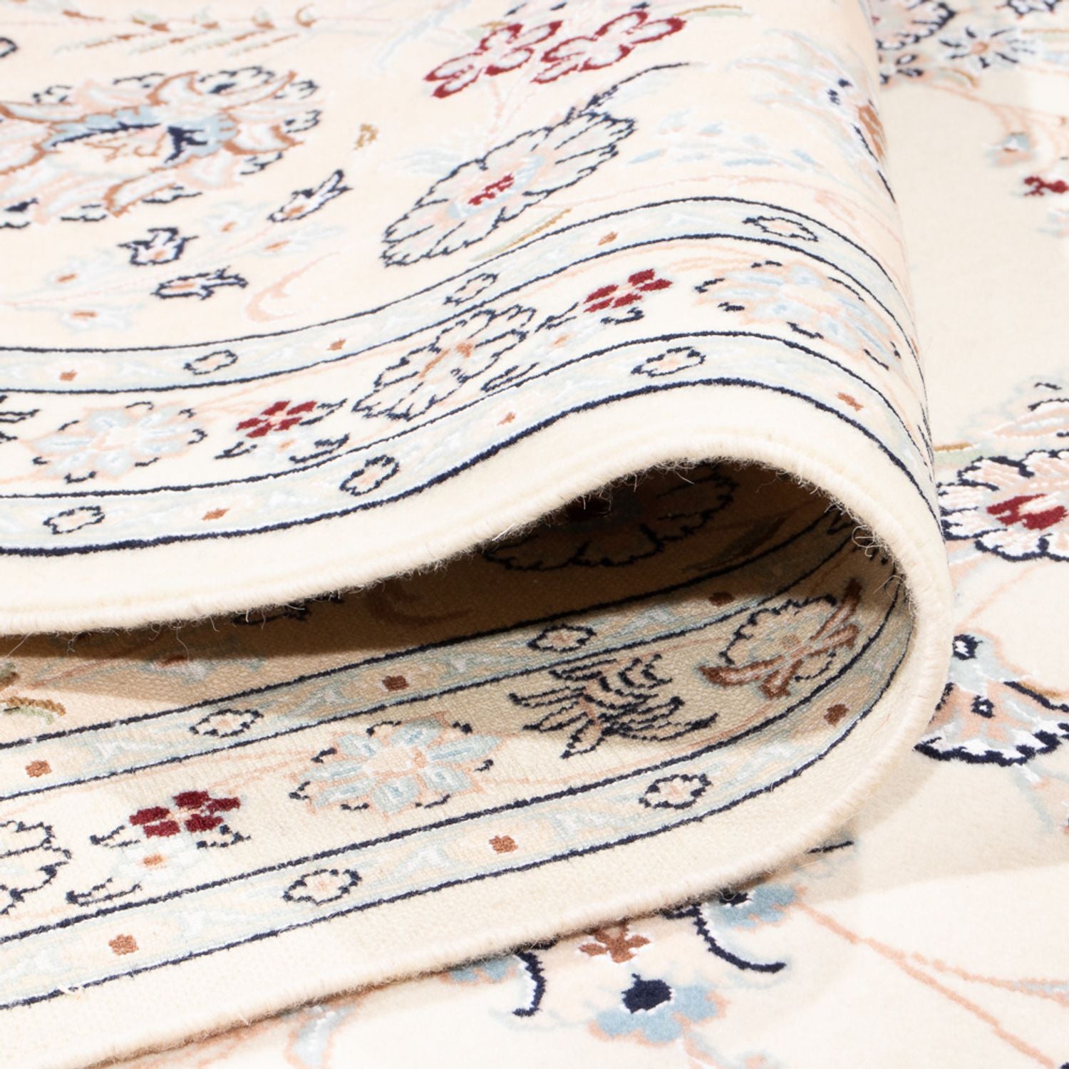 Persisk tæppe - Nain - Premium - 363 x 250 cm - creme