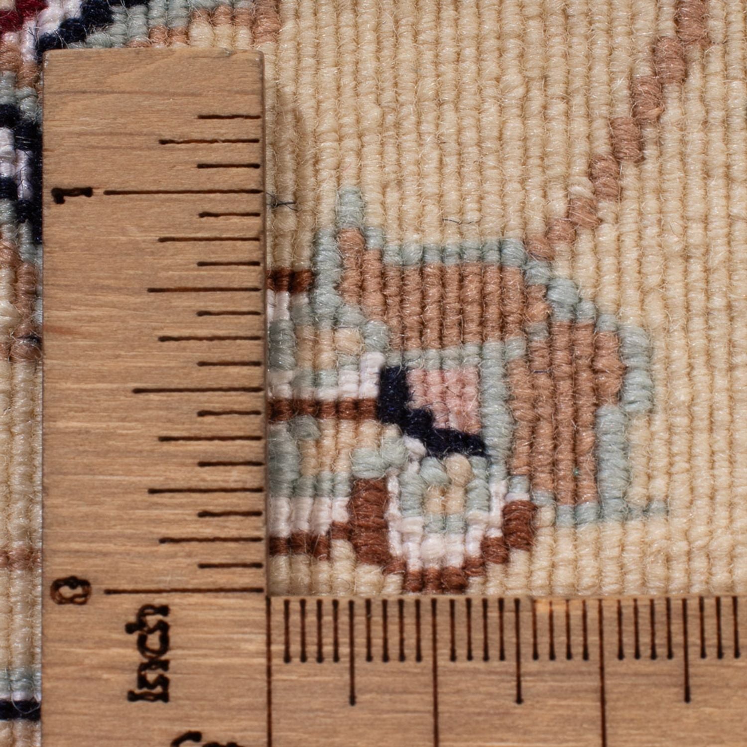 Persisk tæppe - Nain - Premium - 241 x 170 cm - lys beige