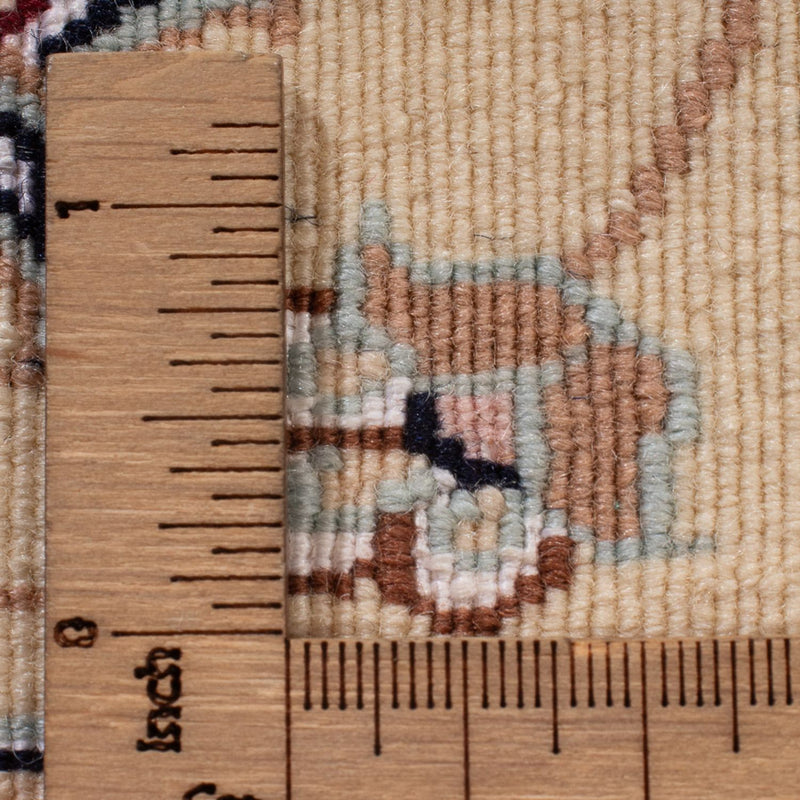 Persisk tæppe - Nain - Premium - 241 x 170 cm - lys beige