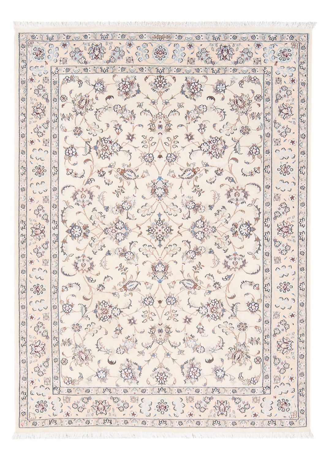 Persisk tæppe - Nain - Premium - 156 x 109 cm - creme