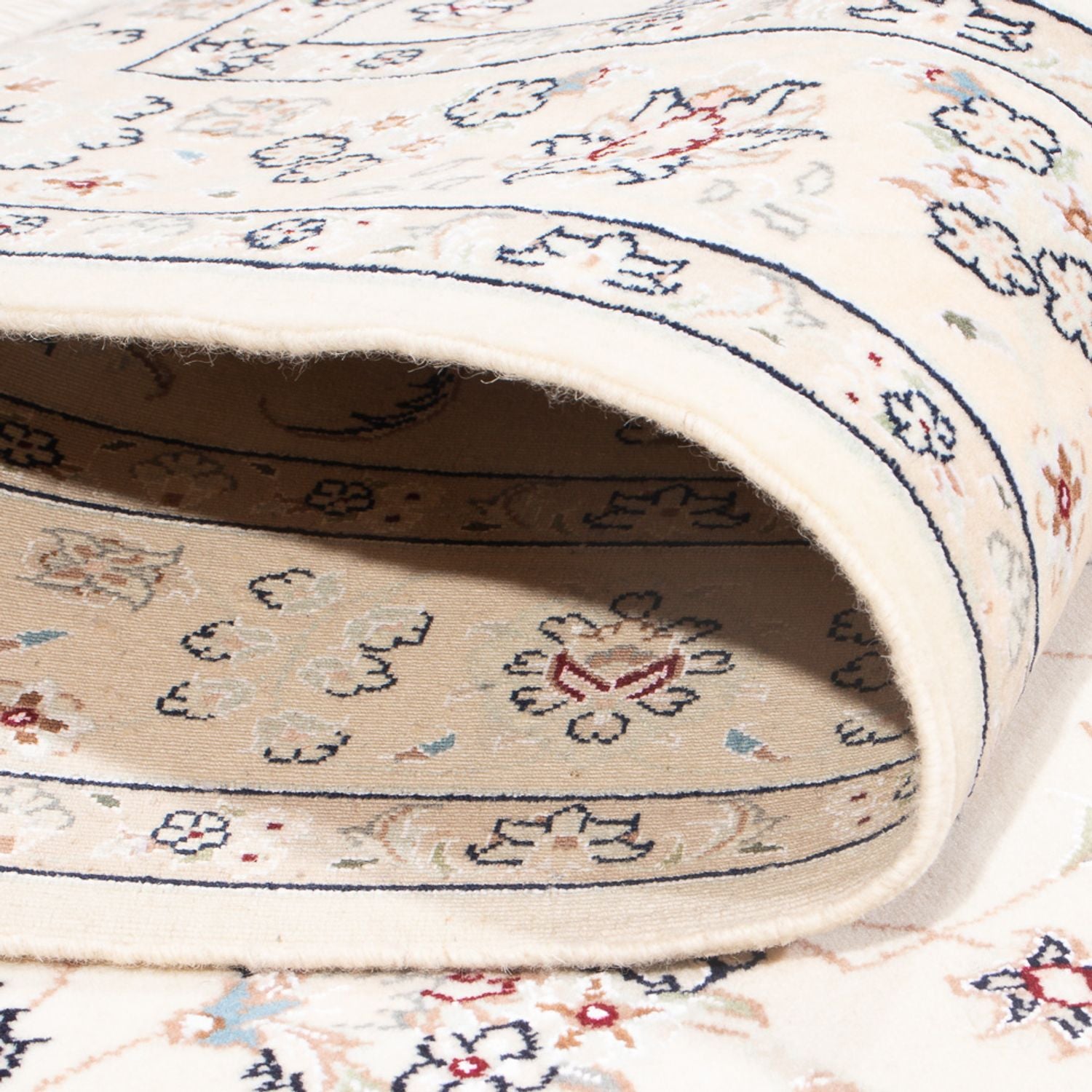 Persisk tæppe - Nain - Premium - 156 x 109 cm - creme