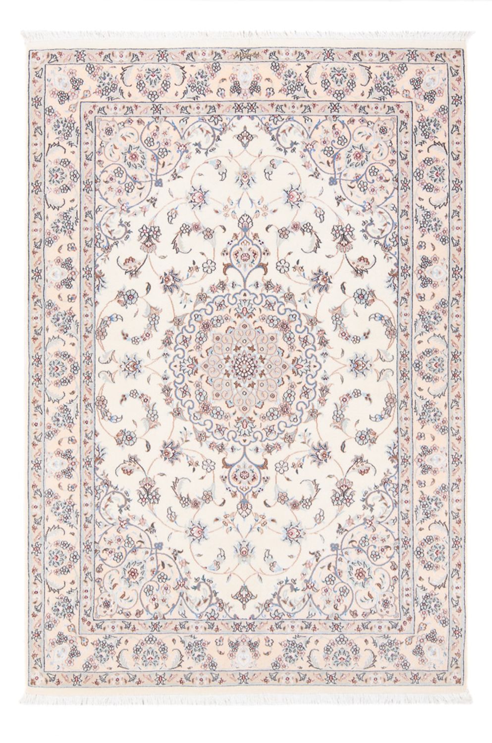 Persisk tæppe - Nain - Premium - 158 x 111 cm - creme