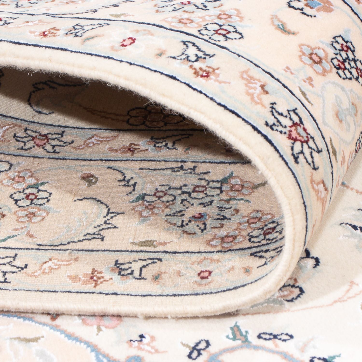 Persisk tæppe - Nain - Premium - 158 x 111 cm - creme