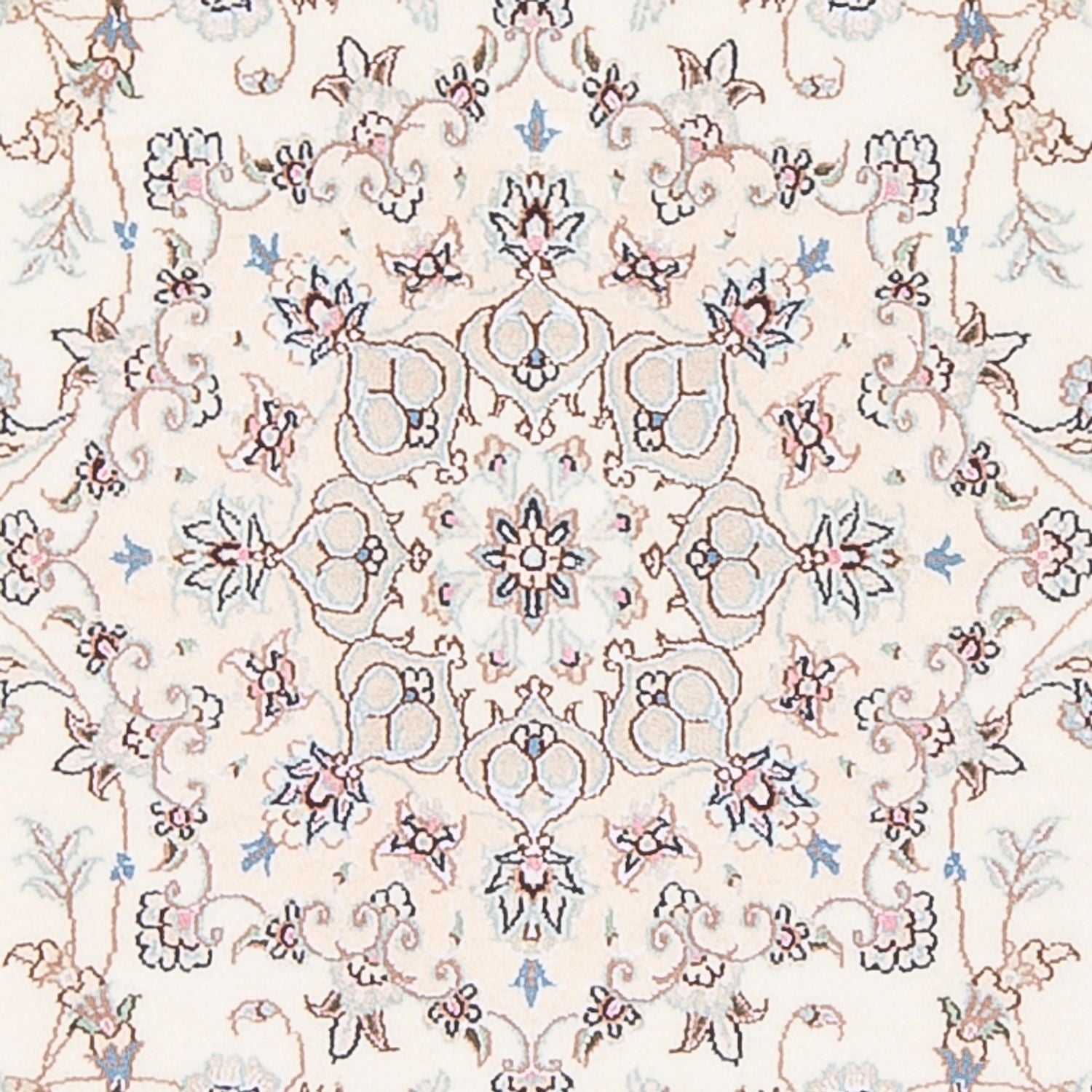Persisk tæppe - Nain - Premium - 164 x 111 cm - creme