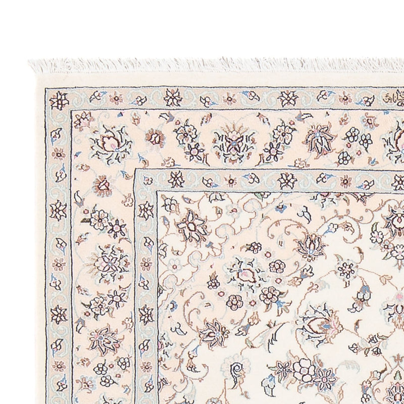 Persisk tæppe - Nain - Premium - 164 x 111 cm - creme
