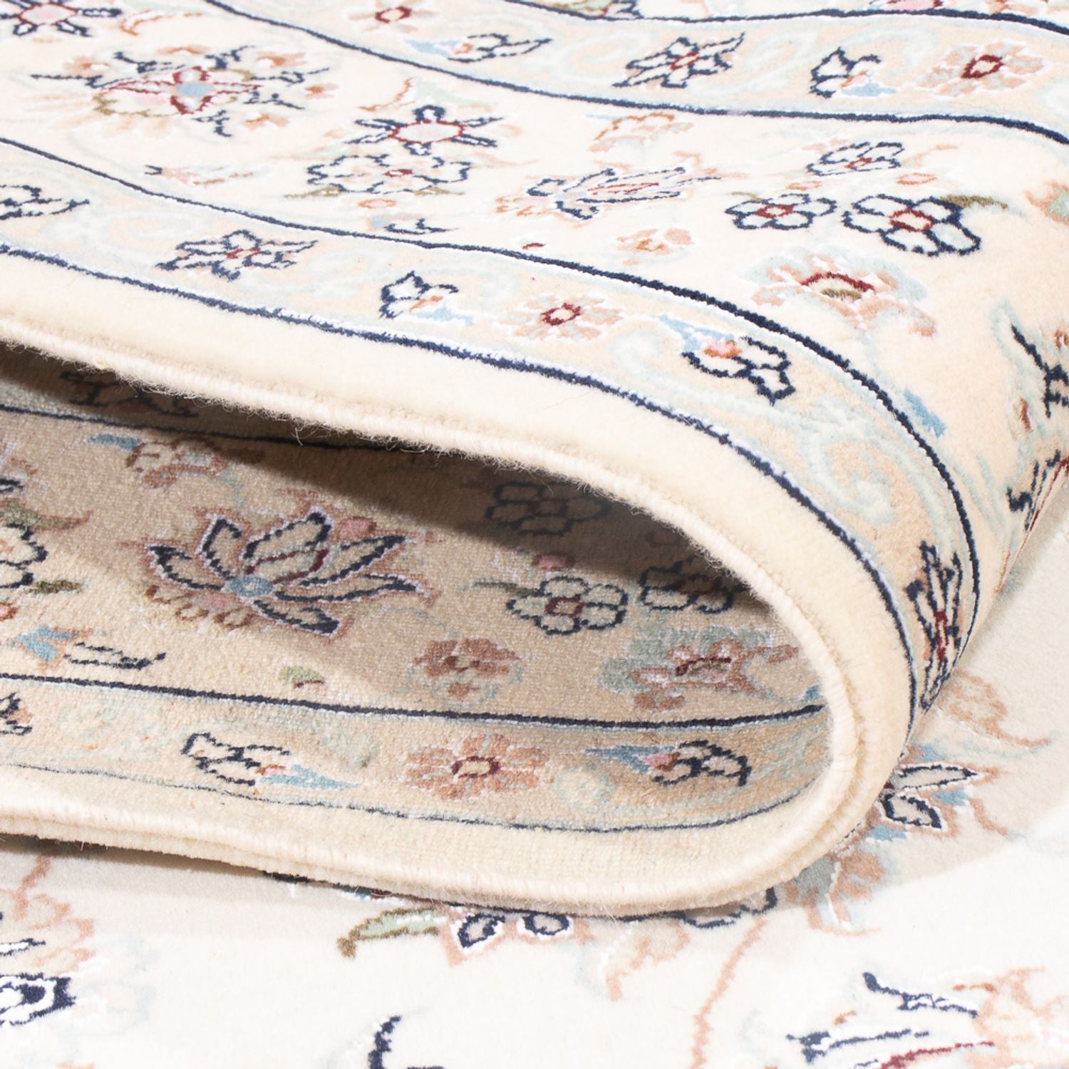 Persisk tæppe - Nain - Premium - 164 x 111 cm - creme