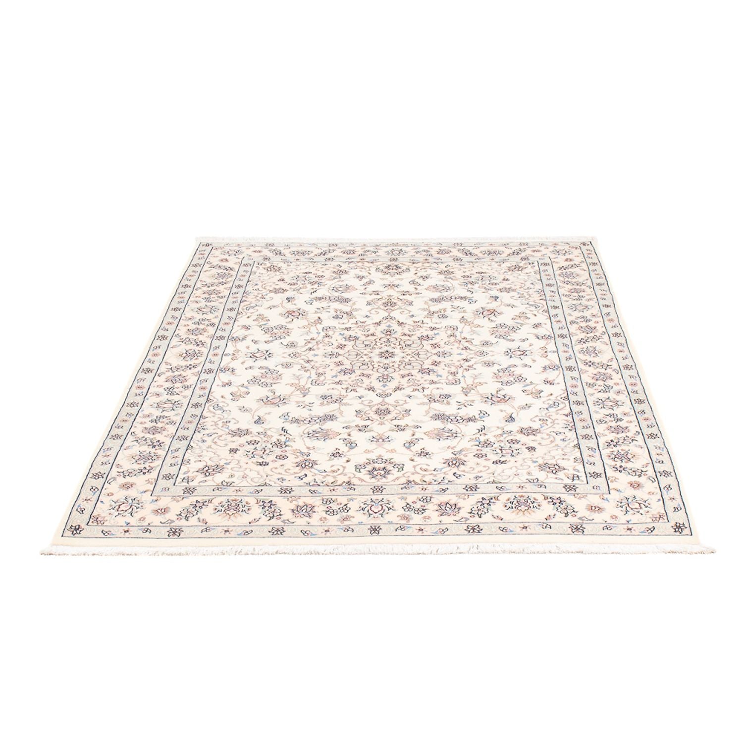 Persisk tæppe - Nain - Premium - 164 x 111 cm - creme