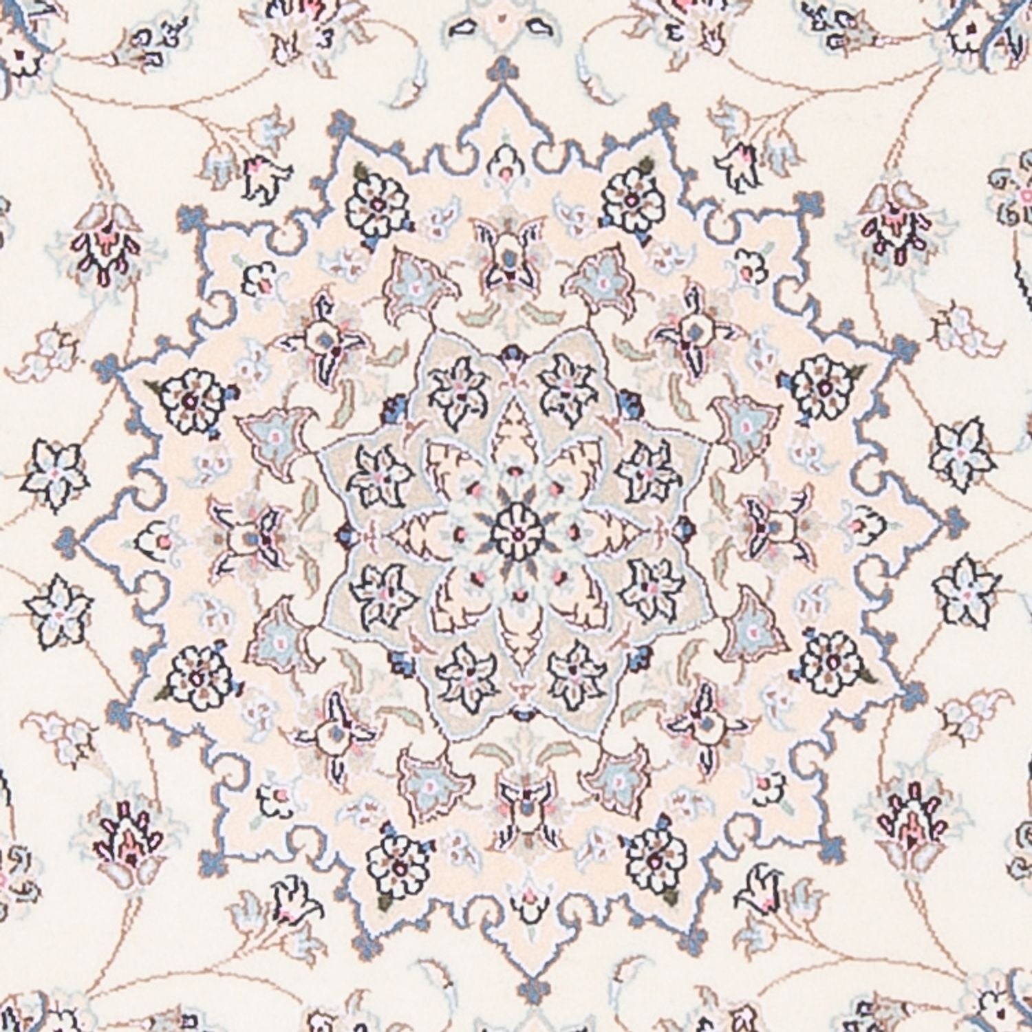 Persisk tæppe - Nain - Premium - 160 x 108 cm - creme