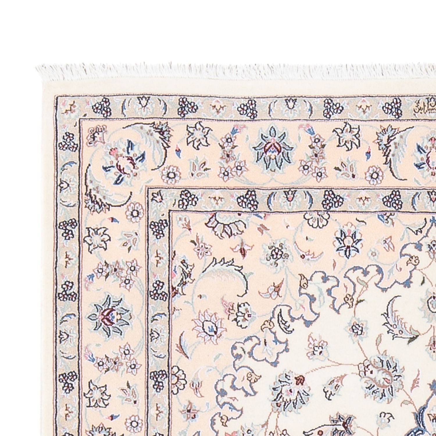 Persisk tæppe - Nain - Premium - 160 x 108 cm - creme