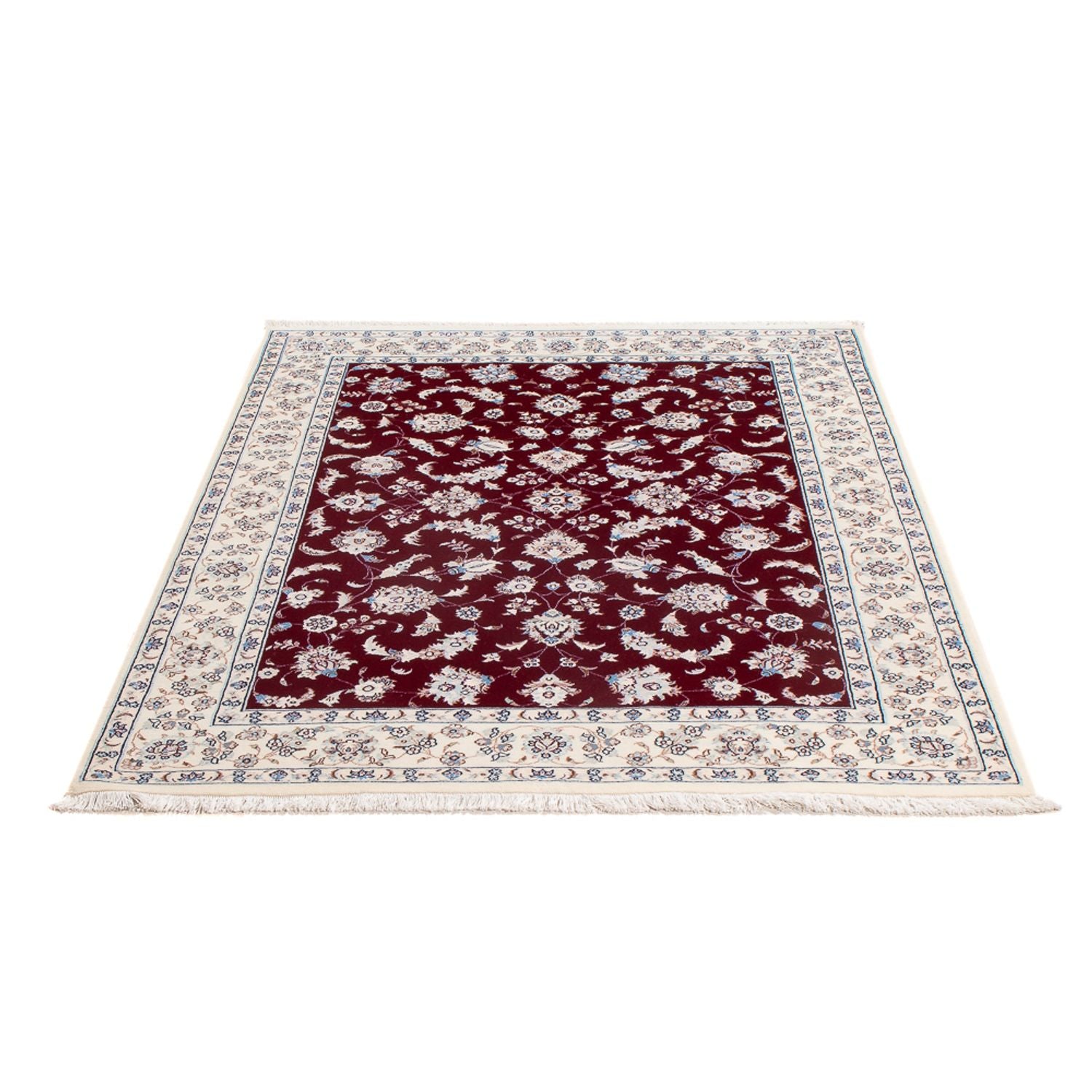 Persisk tæppe - Nain - Premium - 153 x 108 cm - rød