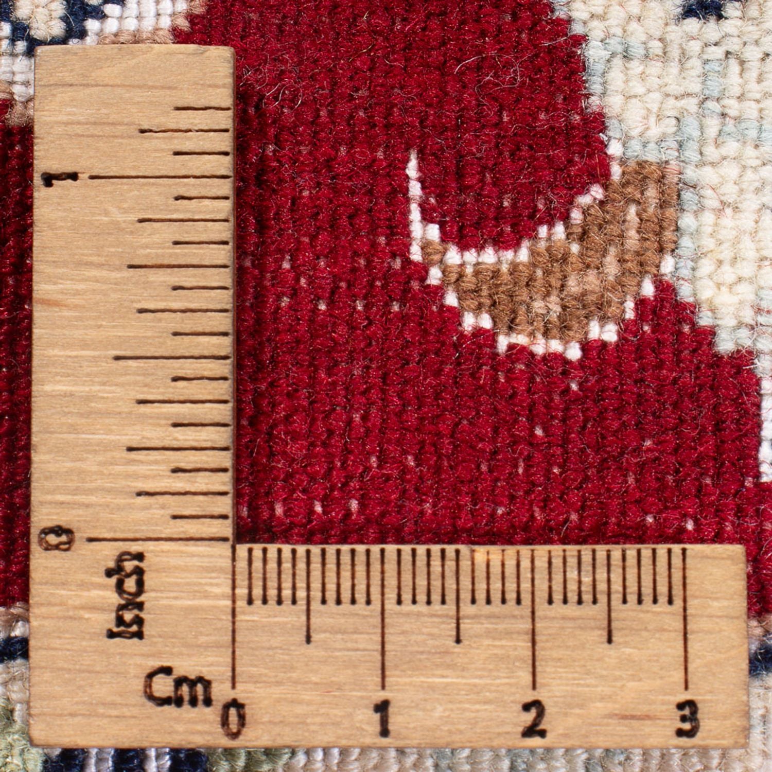 Persisk tæppe - Nain - Premium - 125 x 83 cm - rød