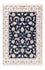 Persisk tæppe - Nain - Premium - 120 x 81 cm - mørkeblå