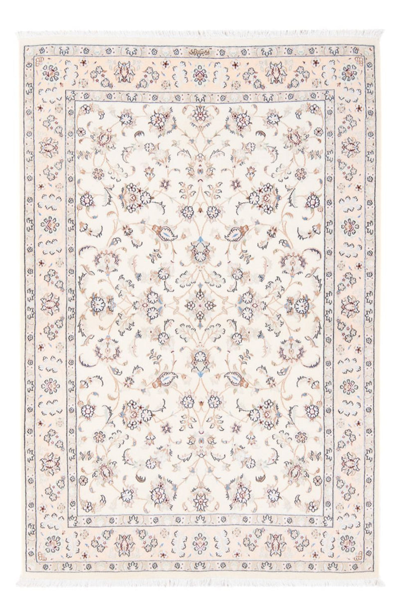 Persisk tæppe - Nain - Premium - 158 x 108 cm - creme