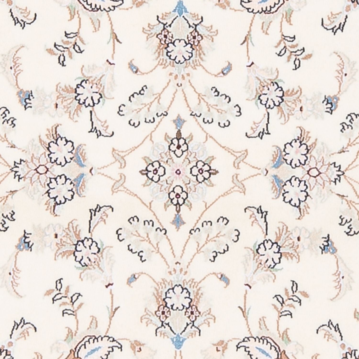 Persisk tæppe - Nain - Premium - 158 x 108 cm - creme