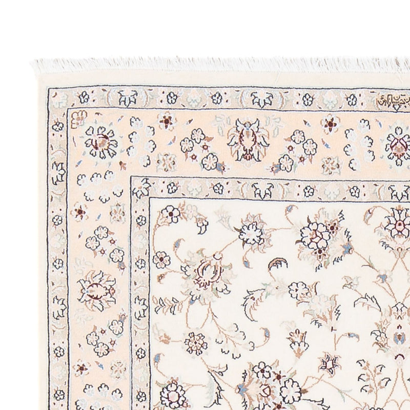 Persisk tæppe - Nain - Premium - 158 x 108 cm - creme
