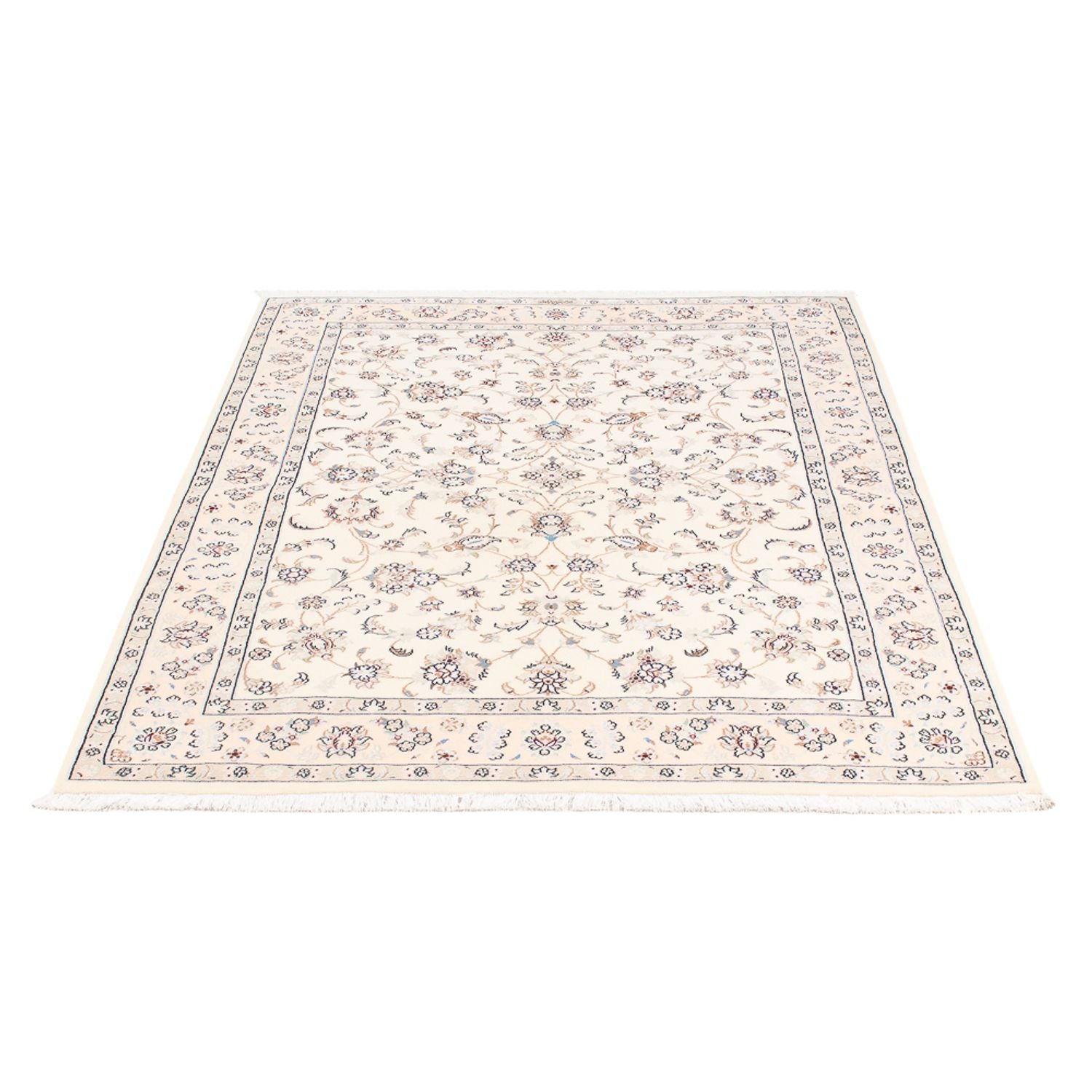 Persisk tæppe - Nain - Premium - 158 x 108 cm - creme