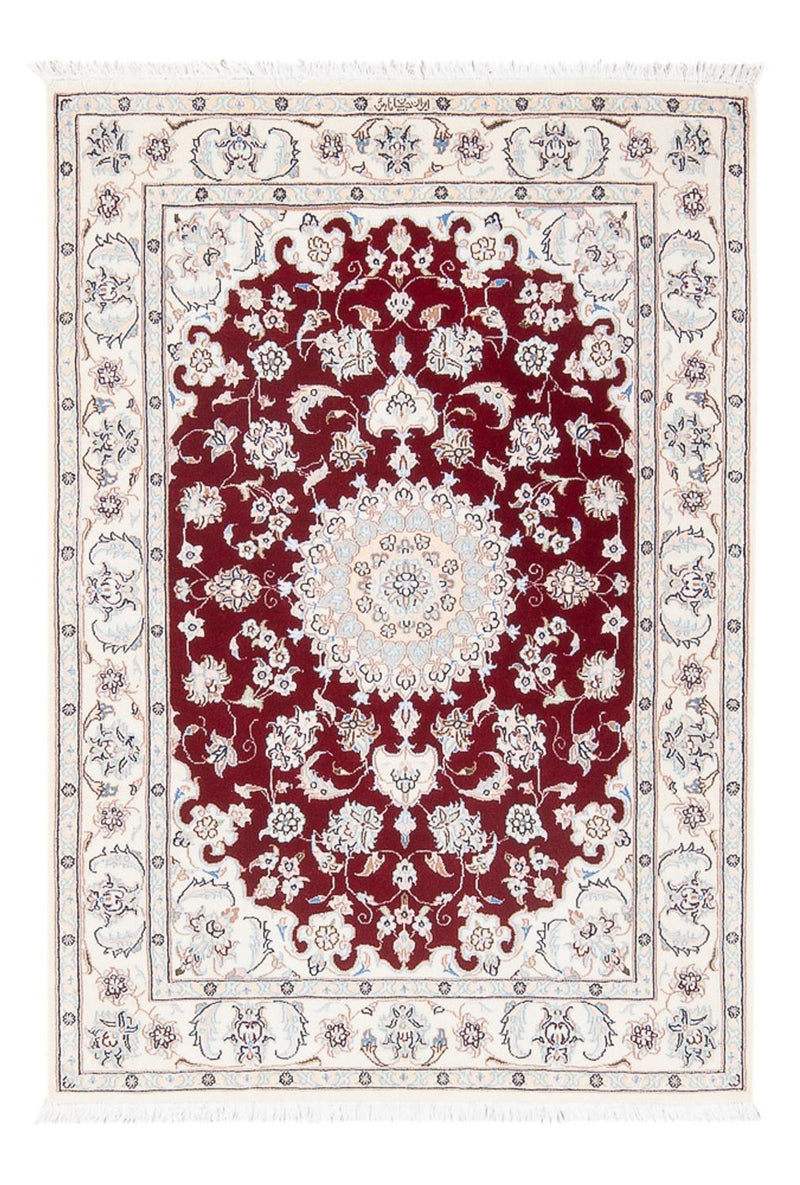 Persisk tæppe - Nain - Premium - 120 x 80 cm - rød