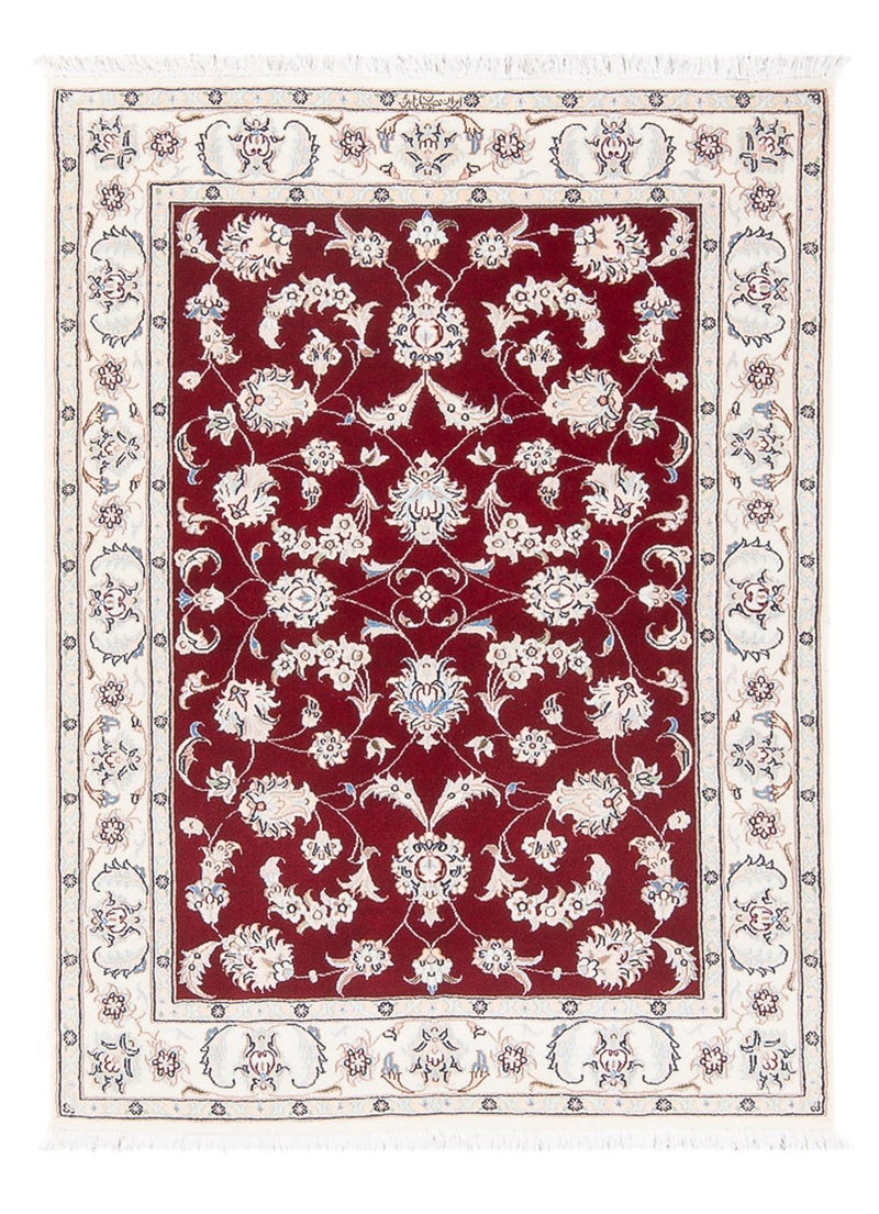 Persisk tæppe - Nain - Premium - 115 x 80 cm - rød