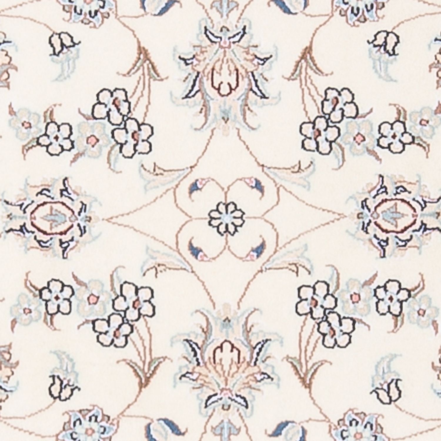 Persisk tæppe - Nain - Premium - 121 x 82 cm - creme