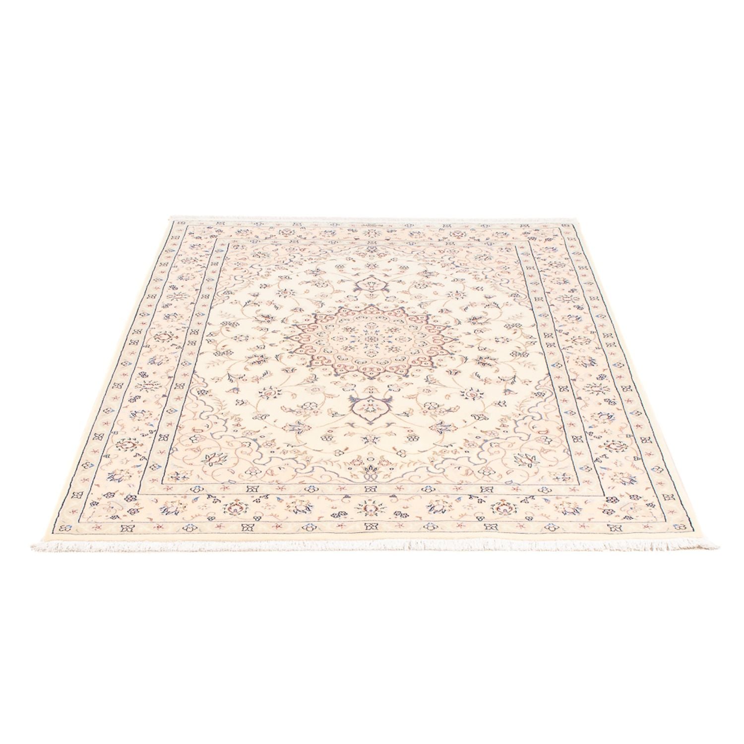 Persisk tæppe - Nain - Premium - 163 x 108 cm - creme