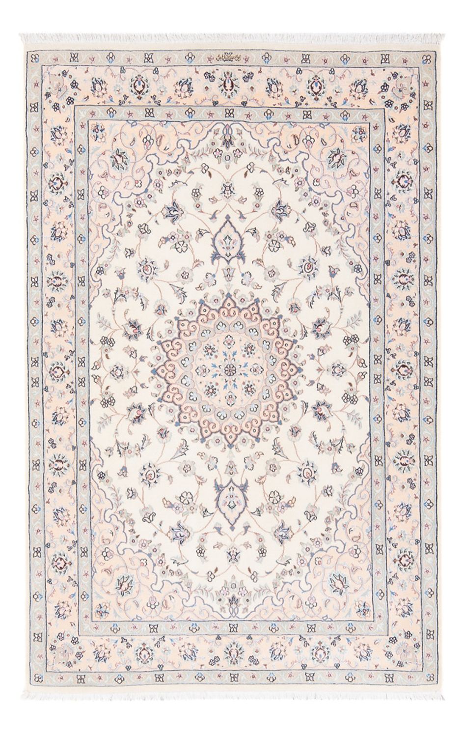 Persisk tæppe - Nain - Premium - 165 x 108 cm - creme