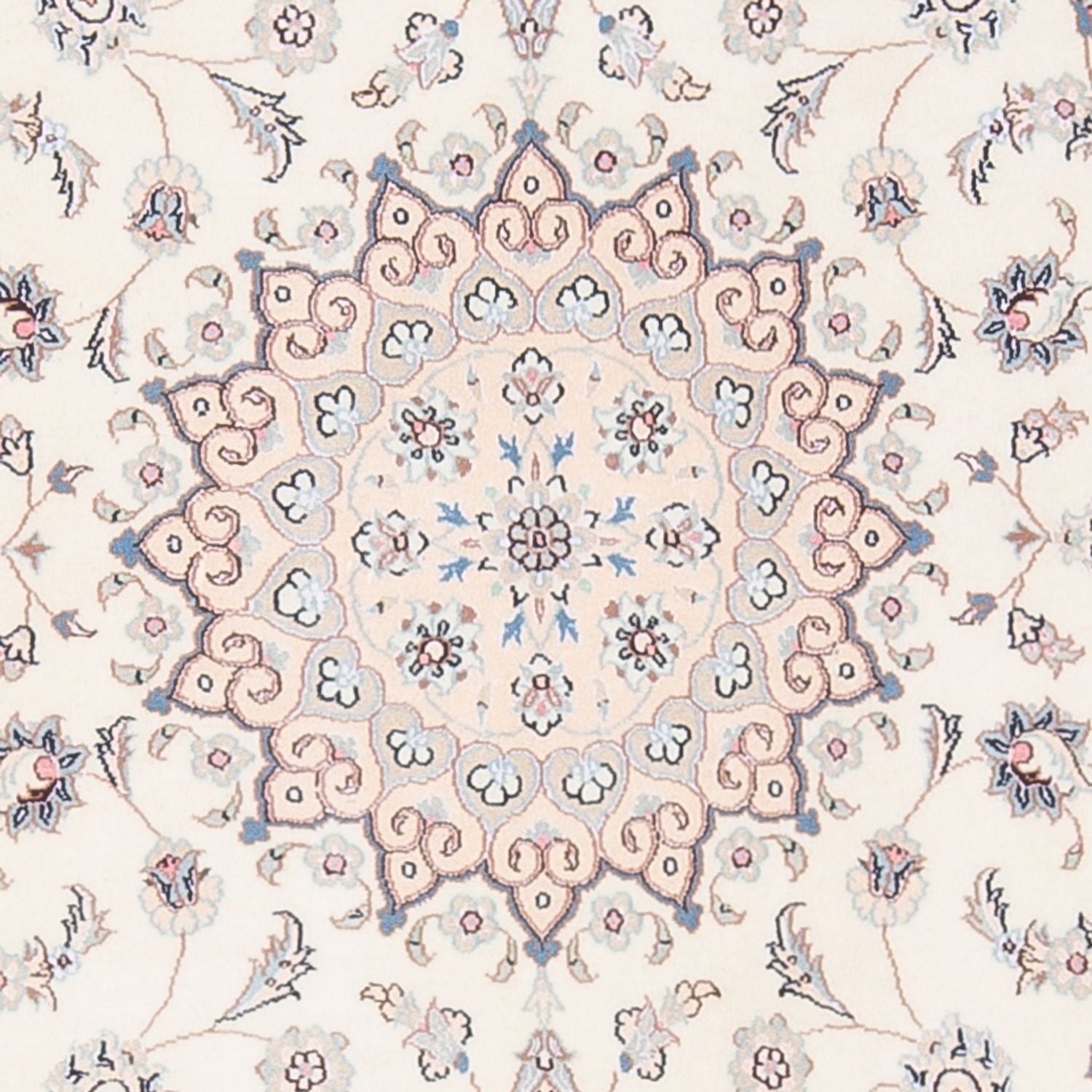 Persisk tæppe - Nain - Premium - 165 x 108 cm - creme